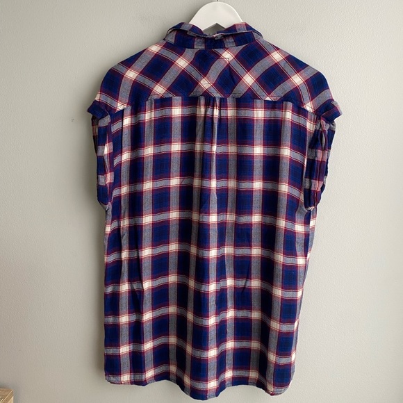 Rails Britt Sleeveless Plaid Button-down - Picture 4 of 6
